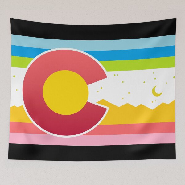 Item preview, Colorado Queer Pride Flag Denver Parade PrideFest designed and sold by flannmoriath.