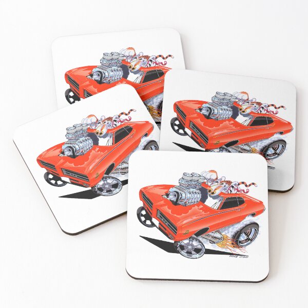 Item preview, Vince Crain 1969 GTO Judge GUILTY orange designed and sold by vincecrain.