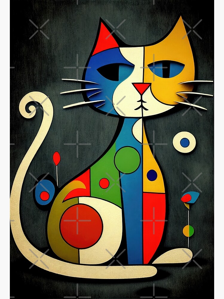Cat in a Gucci Hoodie Art Print