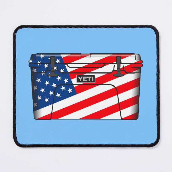 Item preview, Wildly Strong Cooler - American Flag Sticker designed and sold by BlueSkyTheory.