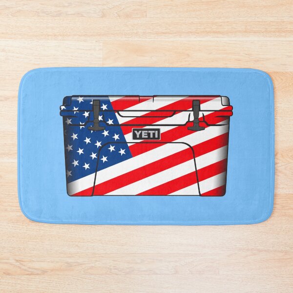 Item preview, Wildly Strong Cooler - American Flag Sticker designed and sold by BlueSkyTheory.