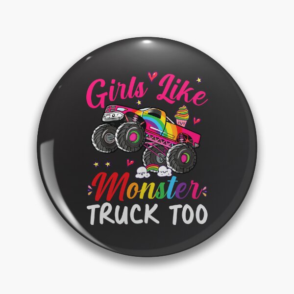 Item preview, Girls Like Monster Truck Too Pink Monster Truck Girl Women designed and sold by griffoscurci.
