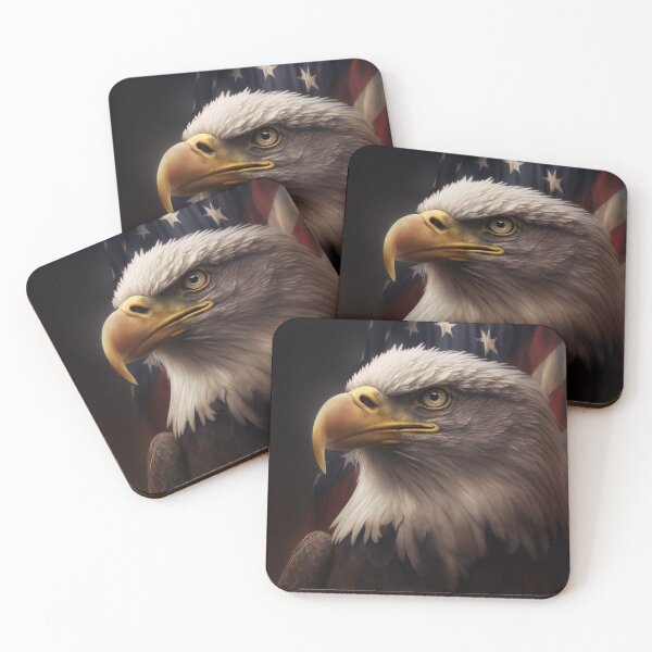 Item preview, Traditional American Eagle and Flag designed and sold by Jades-Corner.