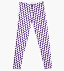 reality blurred purple dancing fire logo Leggings