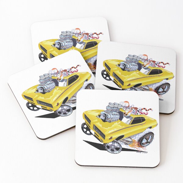 Item preview, Vince Crain 1969 GTO Judge GUILTY yellow designed and sold by vincecrain.