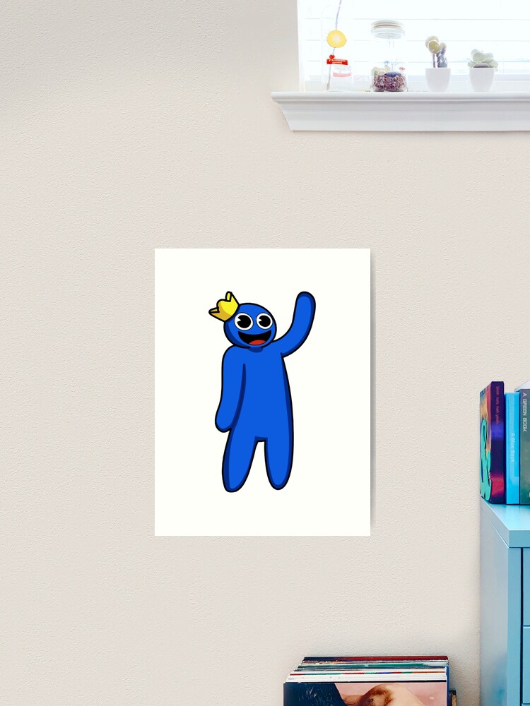 rainbow friends Blue! Art Print for Sale by NickWienfo