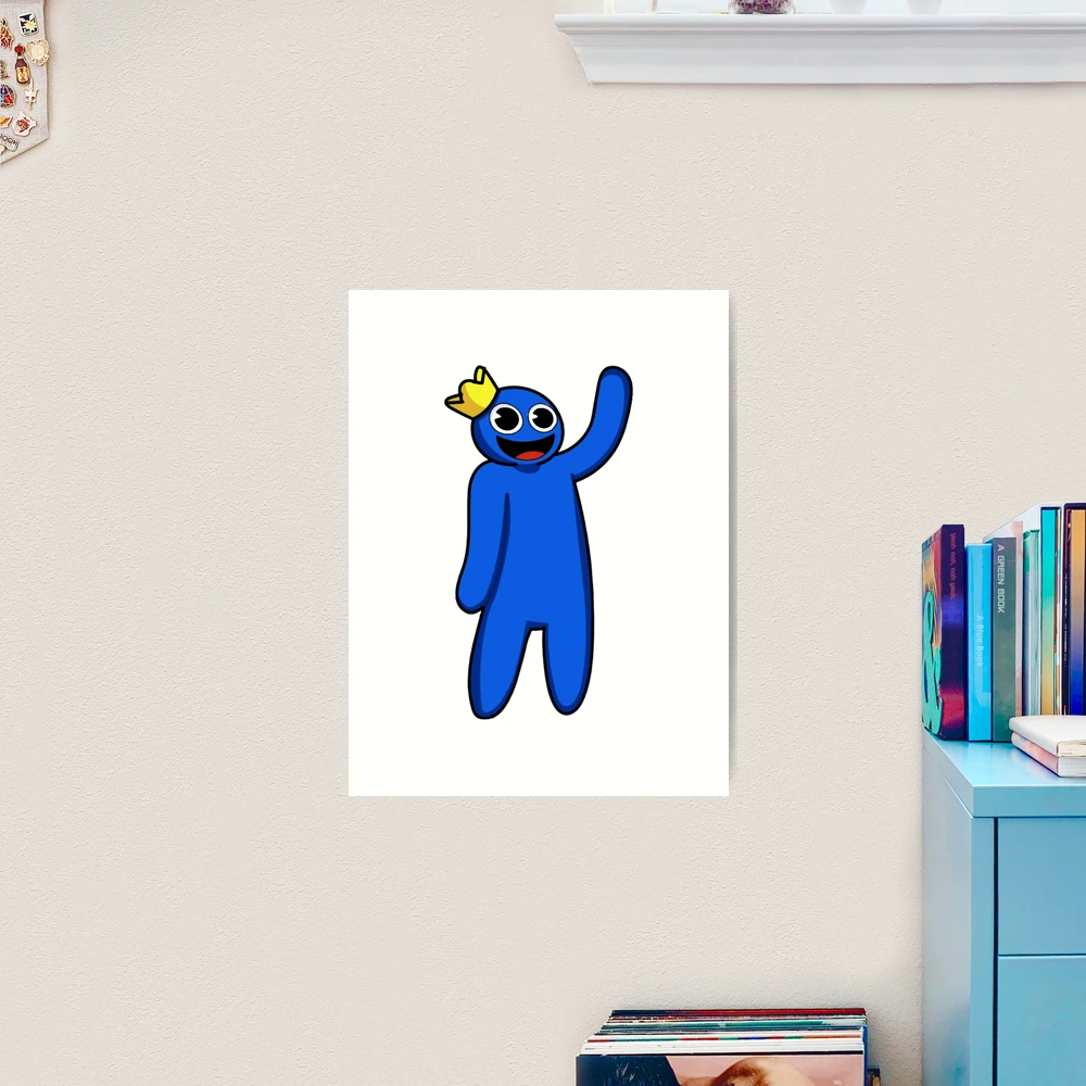 rainbow friends Blue! Art Print for Sale by NickWienfo