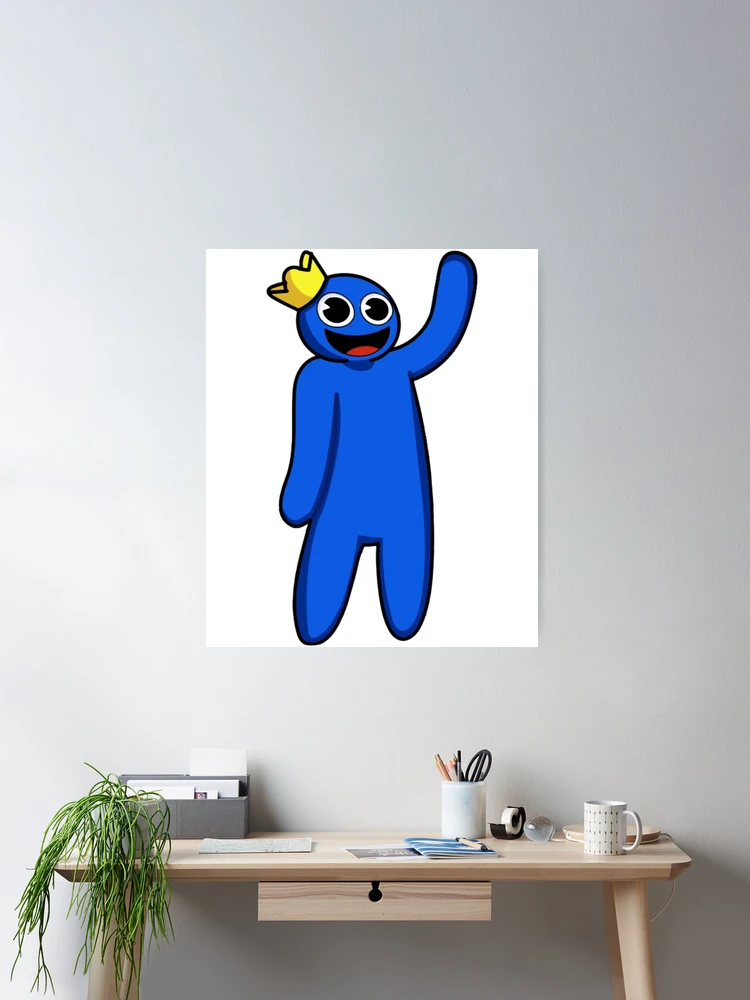 rainbow friends Blue! Poster for Sale by NickWienfo