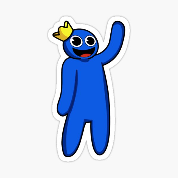 Blue Rainbow Friends Sticker