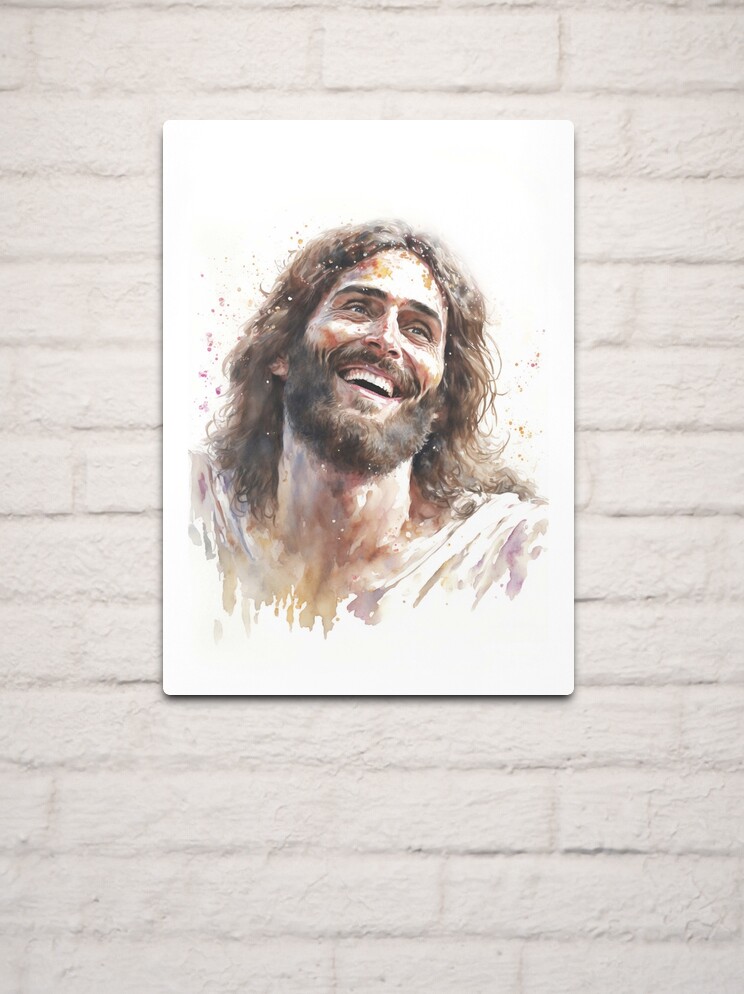 Watercolor Portrait of Jesus Christ, LDS Art, Jesus Painting Canvas Print  for Sale by andienhuynh