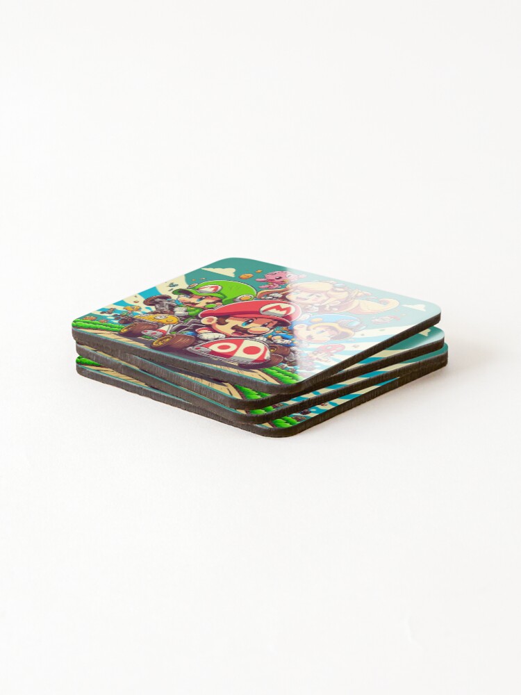 Thumbnail 4 of 5, Coasters (Set of 4), Racing Rivalry: High Octane designed and sold by CosmicBee.
