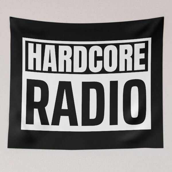 Item preview, HARDCORE RADIO LOGO designed and sold by ALLTHETEEZ.