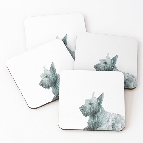 Item preview, Watercolor Painting of Scottish Terrier Small Dog Breed2 designed and sold by Nalaxation.