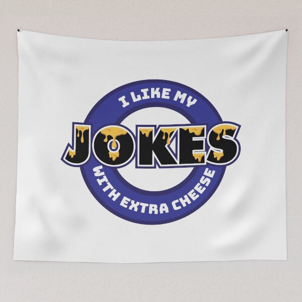Item preview, Cheesy Jokes designed and sold by BoldLens.