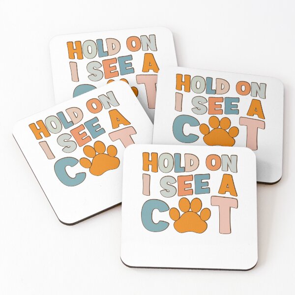 Item preview, Hold On I See A Cat Funny Cat Lover Sticker designed and sold by KGN  CREATIVITY.