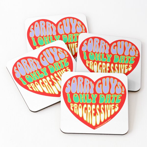 Item preview, PMD00382 Progressive Movement Designs Valentine heart funny Valentines for single dating progressives  designed and sold by ProgressiveLeft.