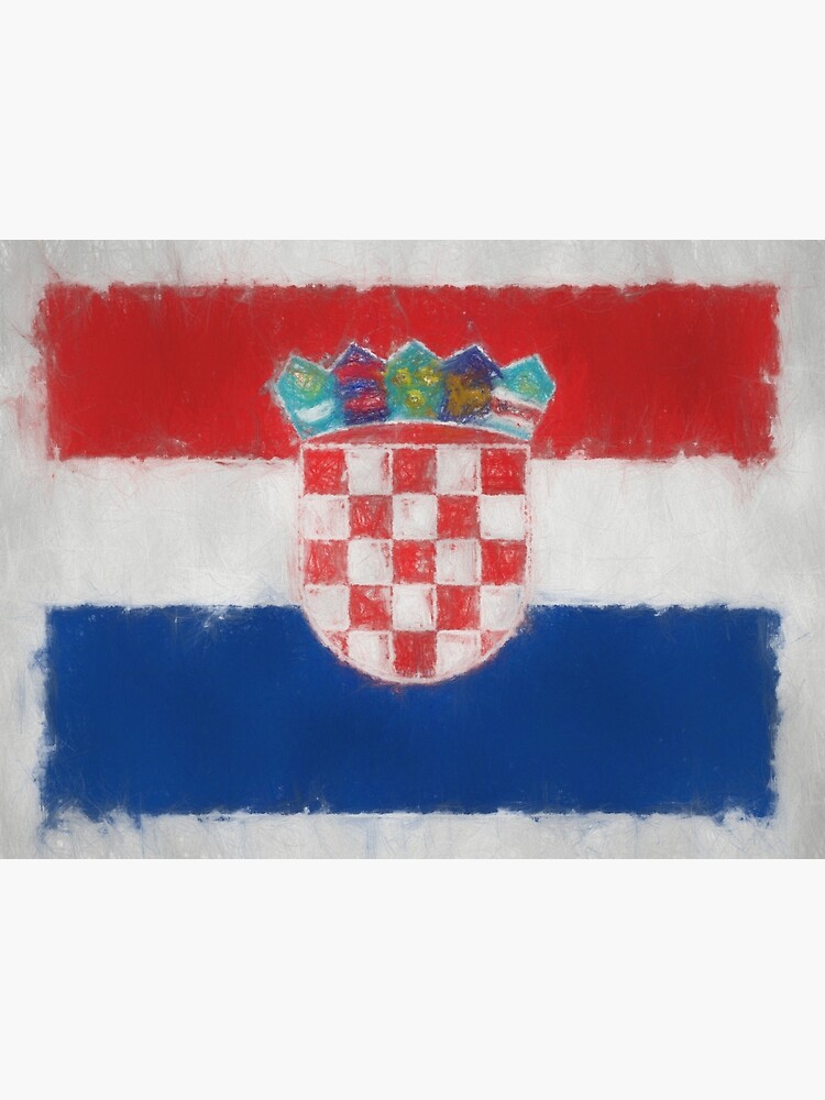 Croatia Flag Reworked No. 66, Series 3 by 8th-and-f