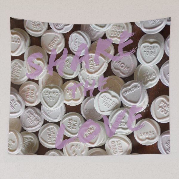 Item preview, Share the Love candy hearts designed and sold by Rainbow Farm Photography.