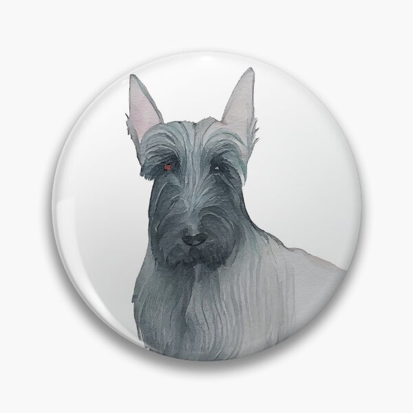 Artikelvorschau, Watercolor Painting of Scottish Terrier Small Dog Breed entworfen und verkauft von Nalaxation.