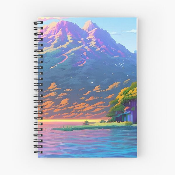 Item preview, Gorgeous Pixel Mountain Lake Scene designed and sold by Healio2.