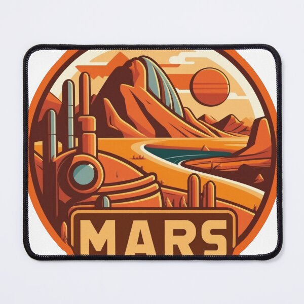 Item preview, Mars in its early stages of civilization designed and sold by TheDecalTheory.