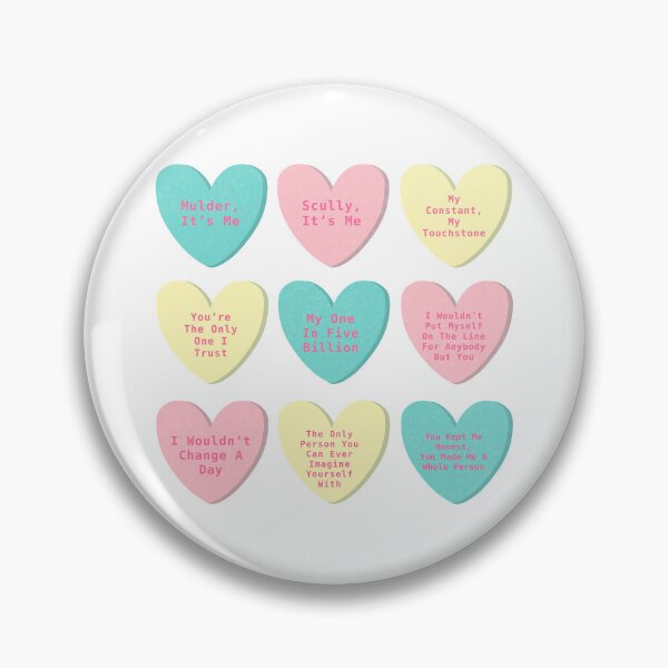 Item preview, mulder and scully conversation hearts (without background) designed and sold by DanaScully0709.