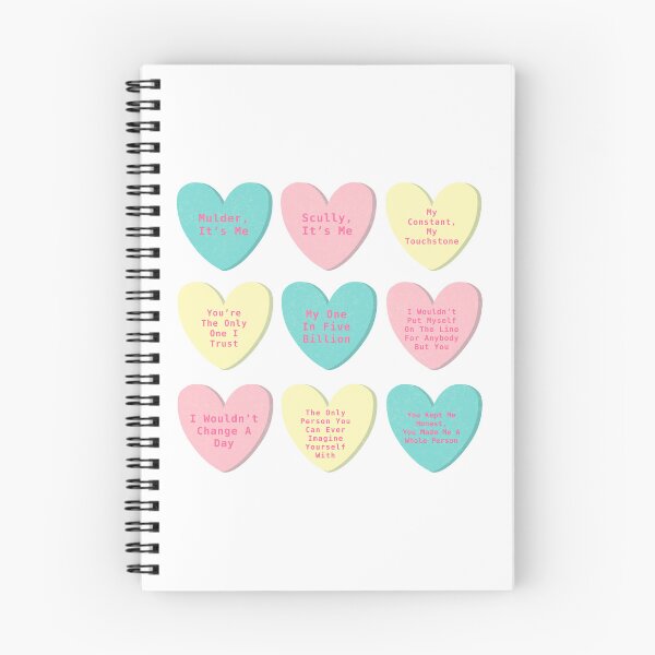 Item preview, mulder and scully conversation hearts (without background) designed and sold by DanaScully0709.