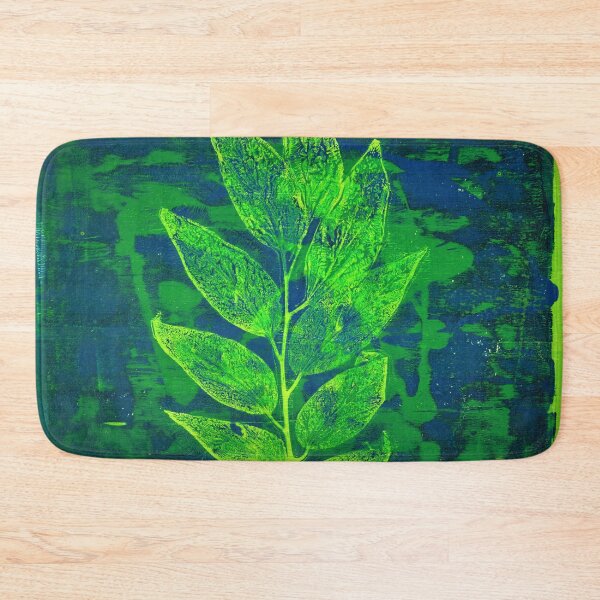 Item preview, Leaf Monoprint - Bright designed and sold by faironestoo.