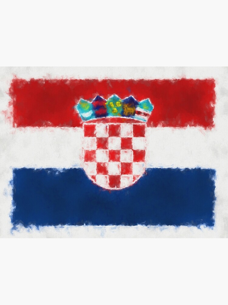 Croatia Flag Reworked No. 66, Series 5 by 8th-and-f