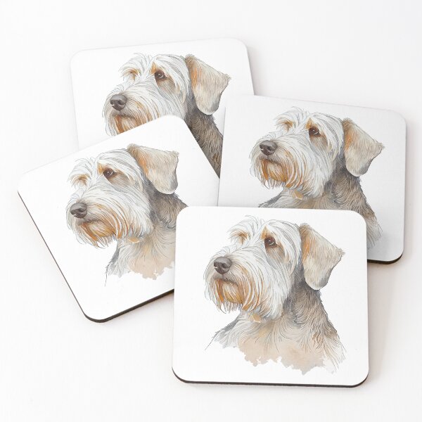 Item preview, Watercolor Painting of Sealyham Terrier Small Dog Breed designed and sold by Nalaxation.