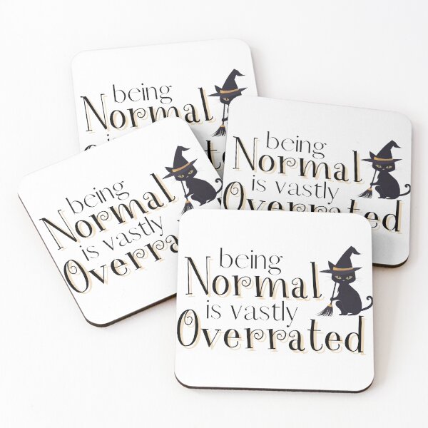 Item preview, Being Normal is Vastly Overrated graphic T-Shirt Halloweentown Quote Unconventional designed and sold by Raymond Richard.