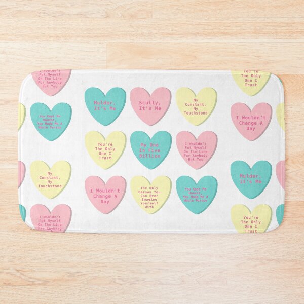 Item preview, mulder and scully conversation hearts (without background) designed and sold by DanaScully0709.