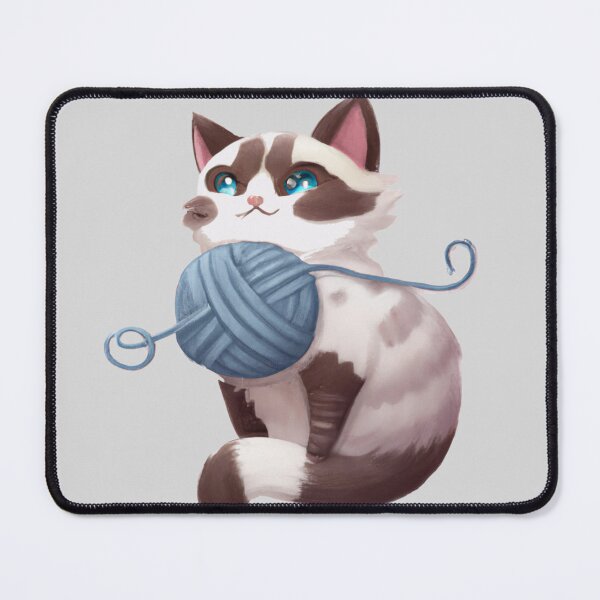 Item preview, Funny And Cute Cat With A Ball Of Wool designed and sold by Color-Me-Blue.