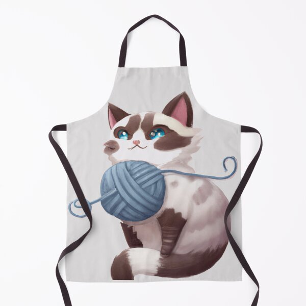 Item preview, Funny And Cute Cat With A Ball Of Wool designed and sold by Color-Me-Blue.
