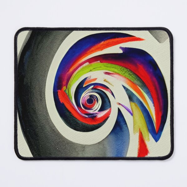 Visual illusion with moving spiral #Visualillusion #movingspiral #Visual #illusion #moving #spiral Mouse Pad