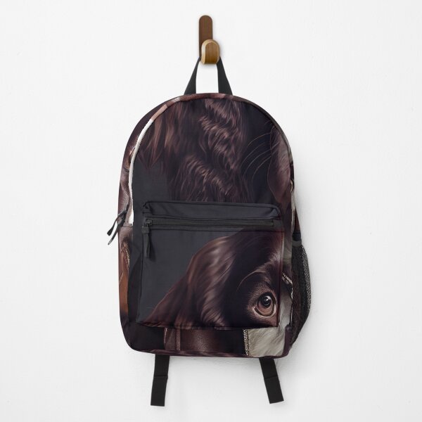Item preview, English Springer Spaniel Dog wearing leather jacket - Dog Breed Portrait designed and sold by Nalaxation.