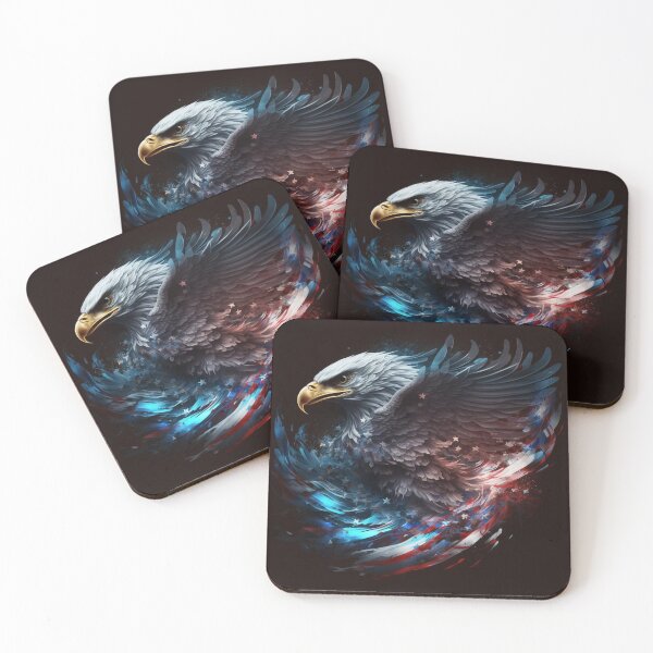 Item preview, American Eagle and Flag as Abstract Art designed and sold by Jades-Corner.