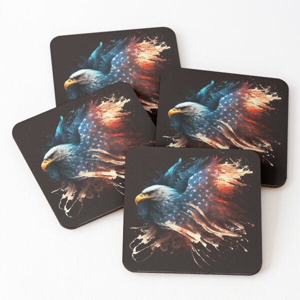 Item preview, American Eagle and Flag Abstract Art designed and sold by Jades-Corner.