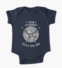 Outlander Clan Mackenzie Shirt Distressed Motto Scottish Scotland One Piece - Short Sleeve