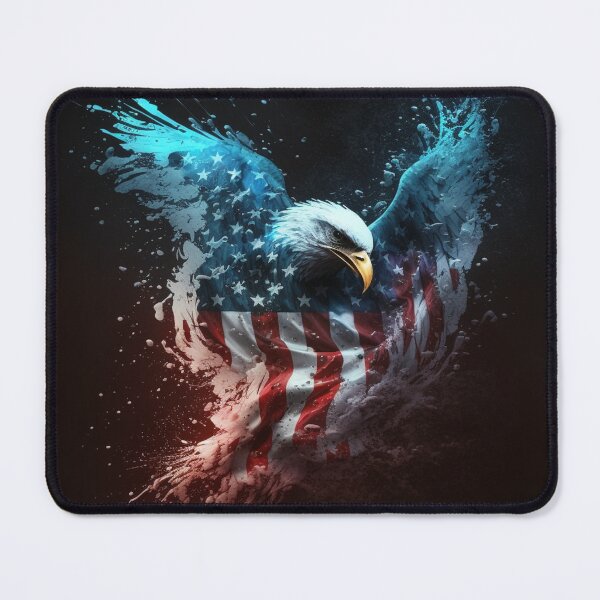 Item preview, American Eagle and Flag Abstract Art designed and sold by Jades-Corner.
