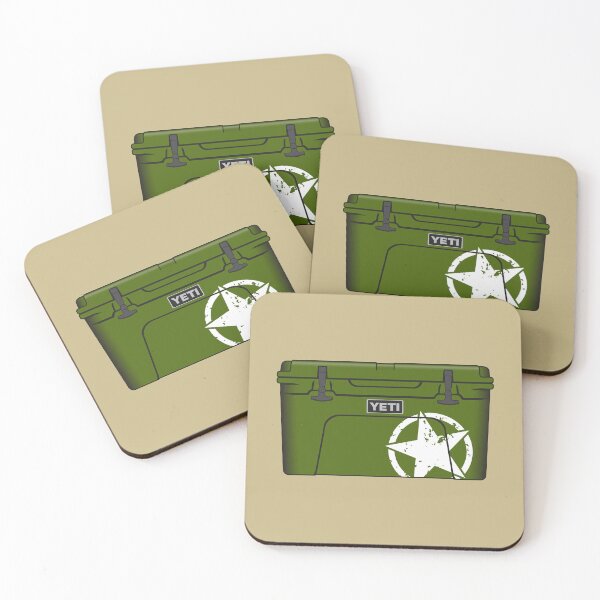 Item preview, Wildly Strong Cooler - Military Green with Army Star Sticker designed and sold by BlueSkyTheory.