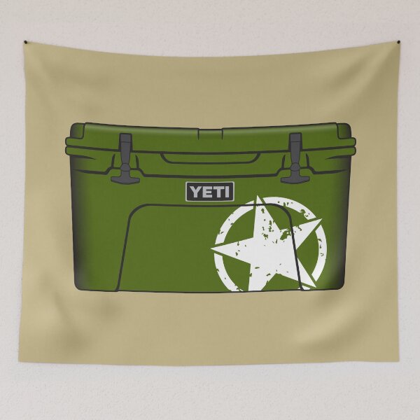 Item preview, Wildly Strong Cooler - Military Green with Army Star Sticker designed and sold by BlueSkyTheory.