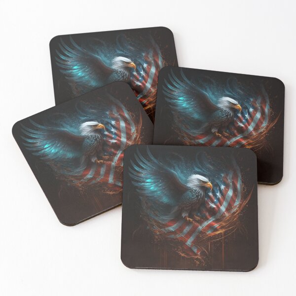 Item preview, American Eagle and Flag Abstract Art designed and sold by Jades-Corner.