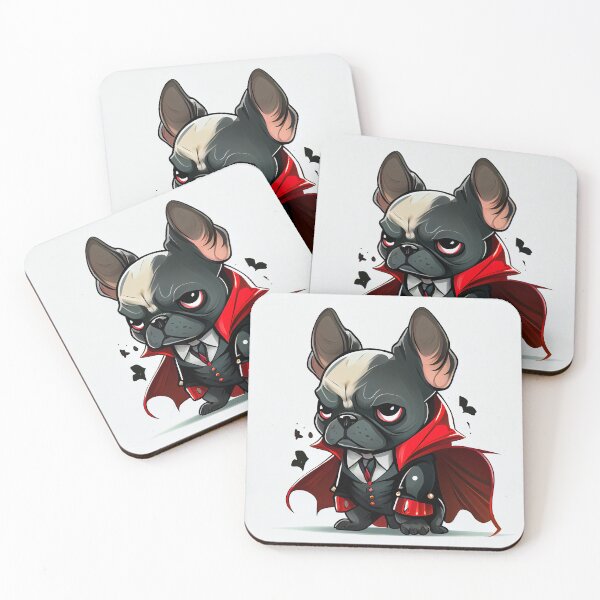 Item preview, Cute french bulldog dog dressed as dracula designed and sold by Quiki.