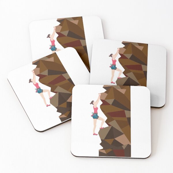 Item preview, Vintage Cool Girl Rock Climbing designed and sold by mrsmitful.