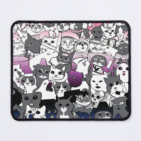 Item preview, Genderfluid Pride Cats designed and sold by SavvytabbyArt.