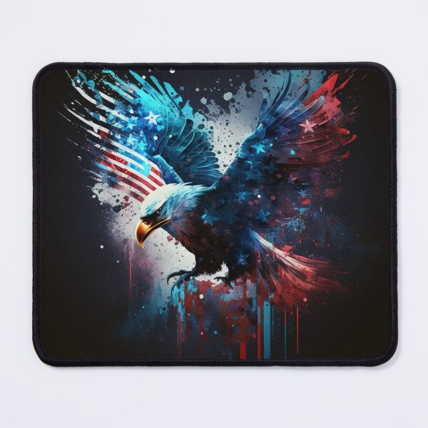 Item preview, American Eagle and Flag Abstract Art designed and sold by Jades-Corner.