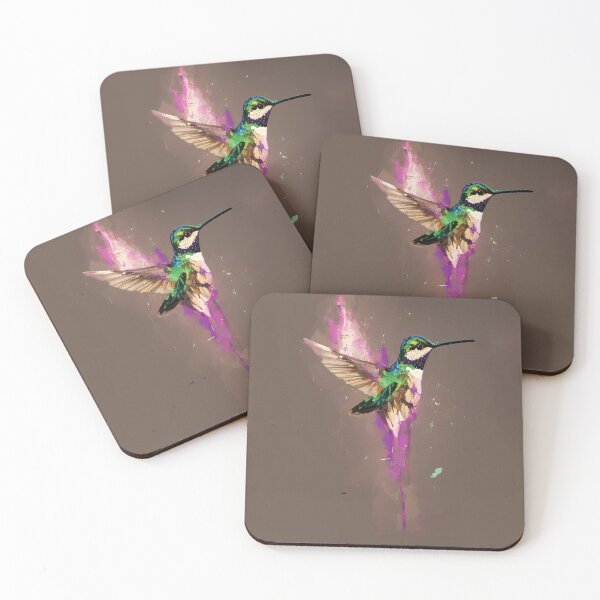 Item preview, Hummingbird Abstract Painting designed and sold by The AI Art Gallery.