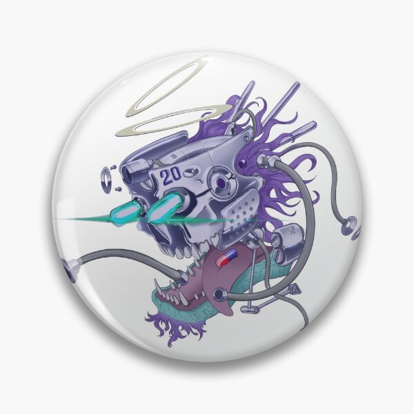 Item preview, skull-robo (purple) designed and sold by Felisfaust.