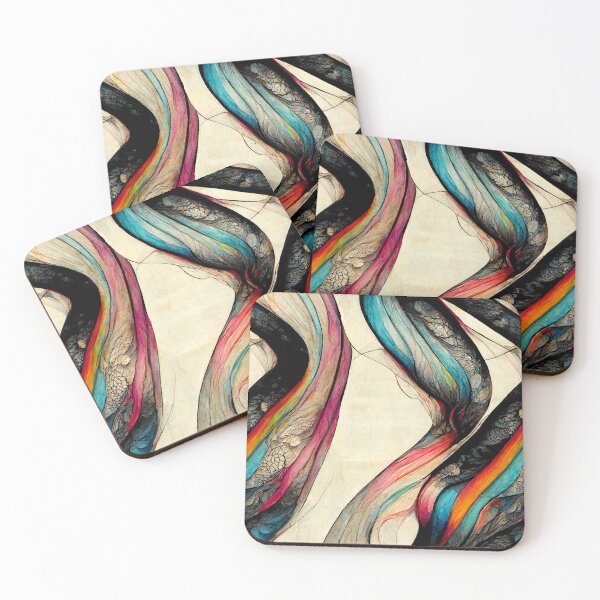 Item preview, Colorful waves (2/4) designed and sold by sabantha.